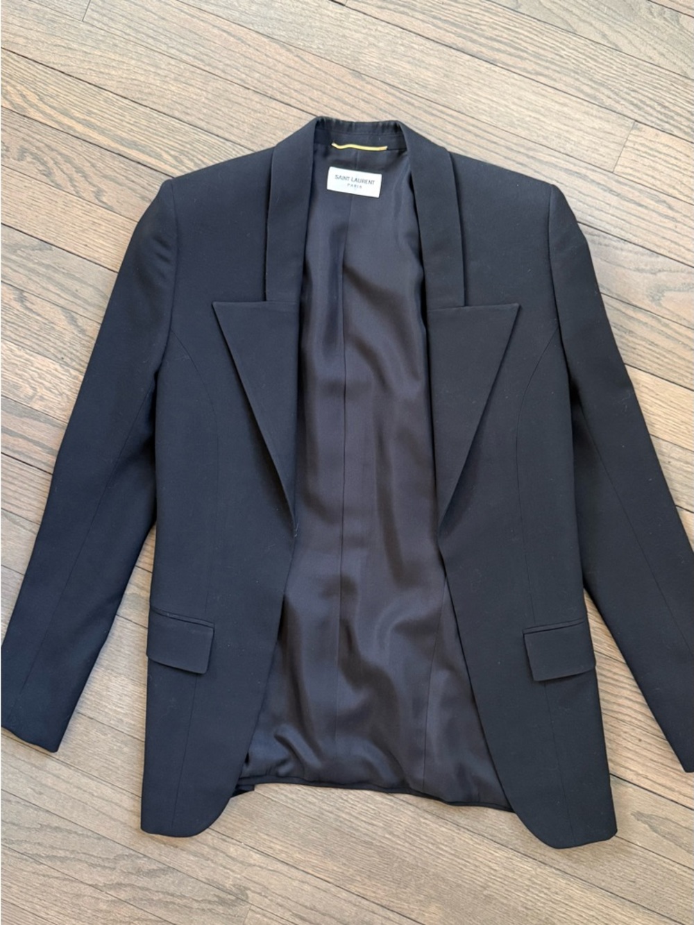 Saint Laurent Paris Black Women's Tailored Blazer